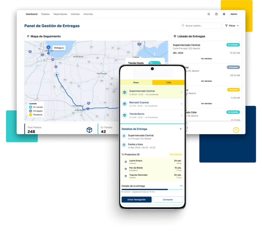 Sistema de gestión de entregas para Covirán
