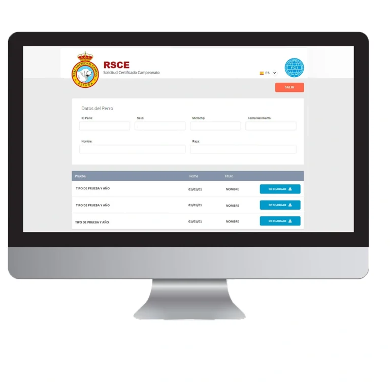 Proyecto app rsce (Real Sociedad Canina de España)