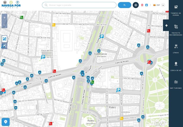 Navega por Madrid desarrollada por Solusoft