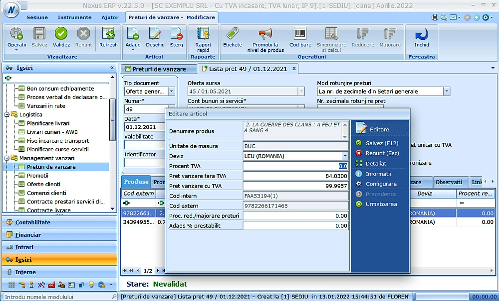 Productos desarrollados por Solusoft compatibles con ERP Nexus