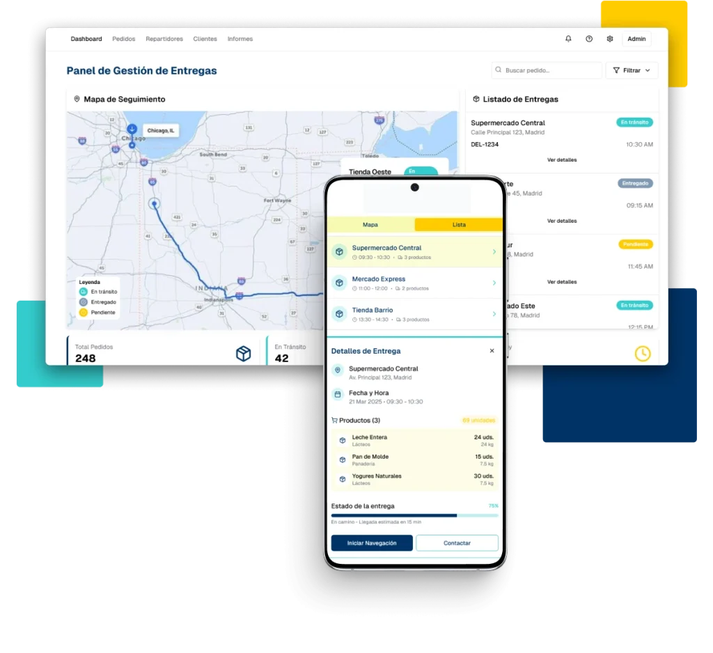 Soluciones móviles para la gestión de flotas